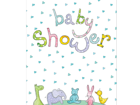 Caspari – Baby Shower – Baby Card – 1 Card & 1 Envelope Supply