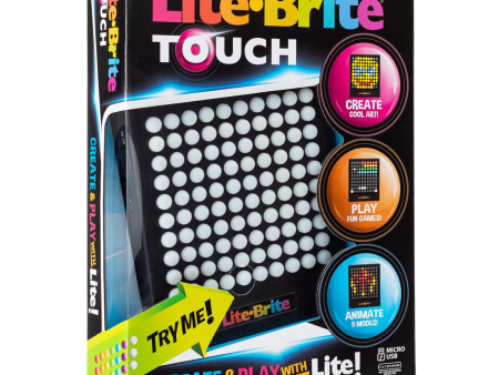 Lite-Brite Touch - Create Play & Animate - Light Up Portable Stem Sensory Learning Toy Online now