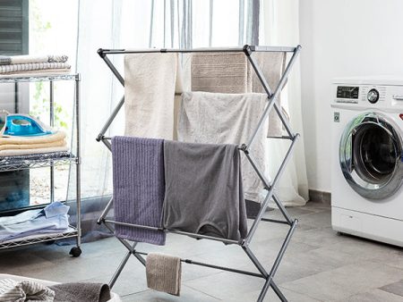 Folding and Extendable Metal Clothes Dryer with 3 Levels Cloxy InnovaGoods (11 Bars) Cheap