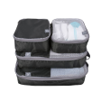 Soft Packing Cubes – Black – Set of 4 Sale