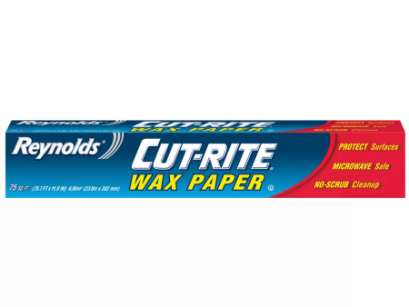 Reynolds Cut-Rite Wax Paper - 75 sq ft Supply