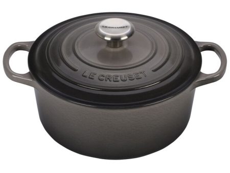 Le Creuset Round Dutch Oven – 4.5 QT – Oyster For Sale