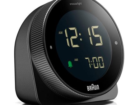 Braun Touch Display Digital Alarm Clock - Black For Discount