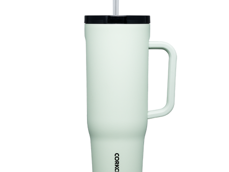 Corkcicle Cruiser Insulated Tumbler With Handle – Sage Mist – 40oz For Cheap