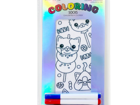 Living Royal Coloring Ankle Socks – Candy Cat Online