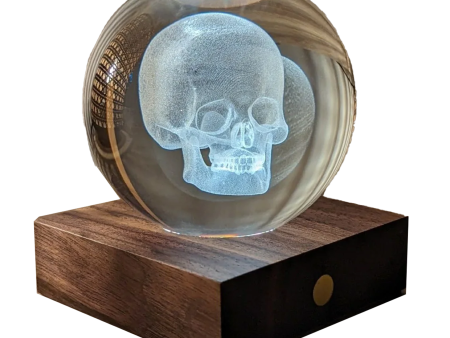 Gingko Designs Amber Crystal Light Paper Weight – Skull Fashion