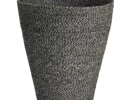 Design Ideas Melia Wastebasket – Black Jute Online Hot Sale