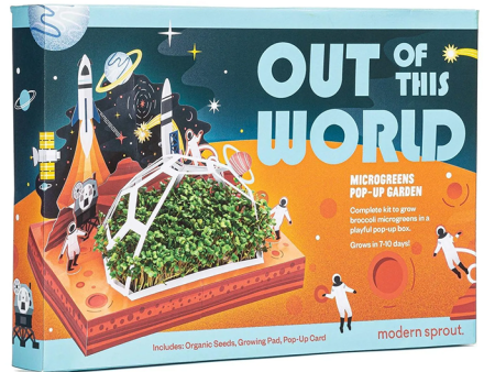 Modern Sprout Interactive Microgreens Garden Kit for Kids – Out of this World on Sale