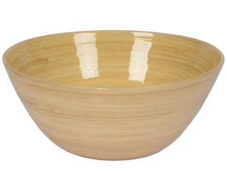 Bamboo Noodle  Bowl – Natural – 8.6 Dia. x 3.9  Online Hot Sale