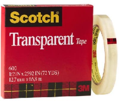 Scotch Transparent Tape – .5-In. x 72-Yds. For Discount