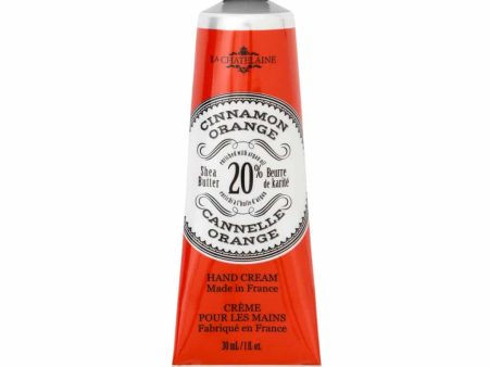 La Chatelaine Travel Size Hand Cream – Cinnamon Orange Hot on Sale